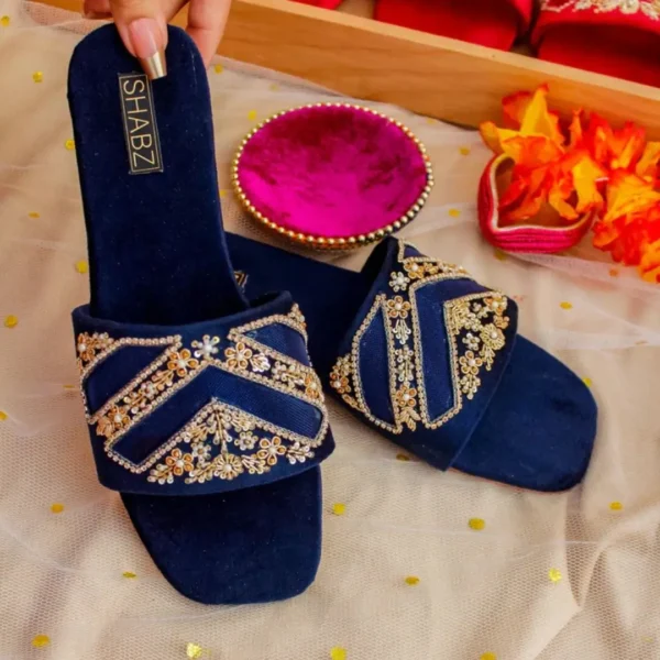Alira Festive Slider (Navy Blue)