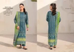 CHUNRI CHARM Grey Printed Lawn Suit