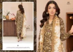 ZIVA By Guljee Lawn Suit Mehndi Green