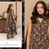 ZIVA By Guljee Lawn Suit Navy Blue