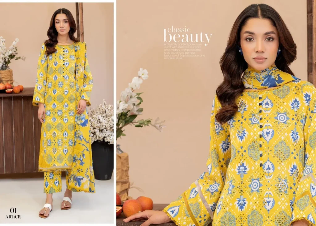 ZIVA By Guljee Lawn Suit -2