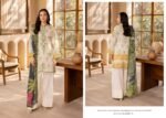 Mahajal Embroidered Lawn Suit ( White)