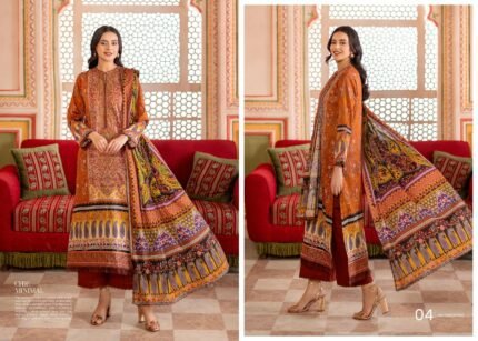 GULLBANO Unstictched Three Piece Collection ( Rust )