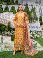 NOIR Printed Unstitched Lawn Suit - Image 7