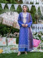 NOIR Printed Unstitched Lawn Suit ( Pista Green))