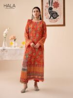 Hala 3-Piece Printed Lawn For Summer By Gj Collection - Image 5