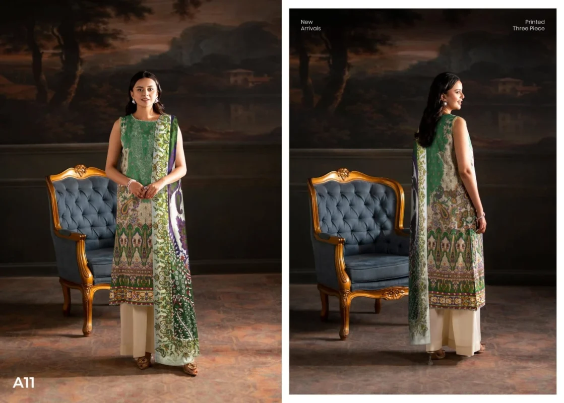 Guljee Sorrel embroidered 3 piece lawn suit for women summer collection 2026 unstitched designer lawn dress Pakistan